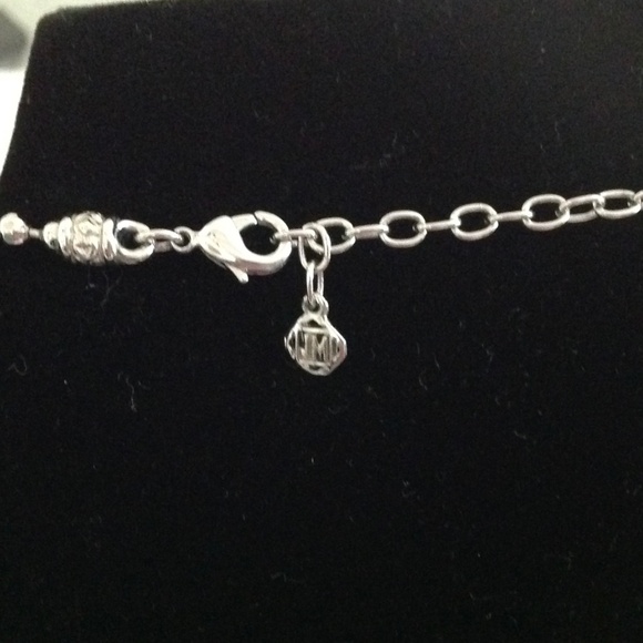 John Medeiros Beaded Silver Chain with Pave Slide - Picture 3 of 4